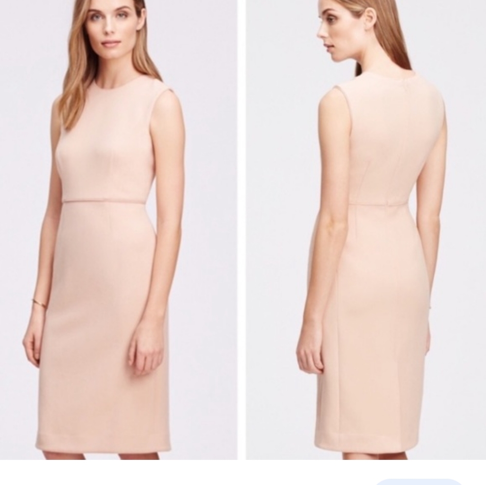 Ann Taylor Sheath Dress Blush Pink SZ.8P NWT